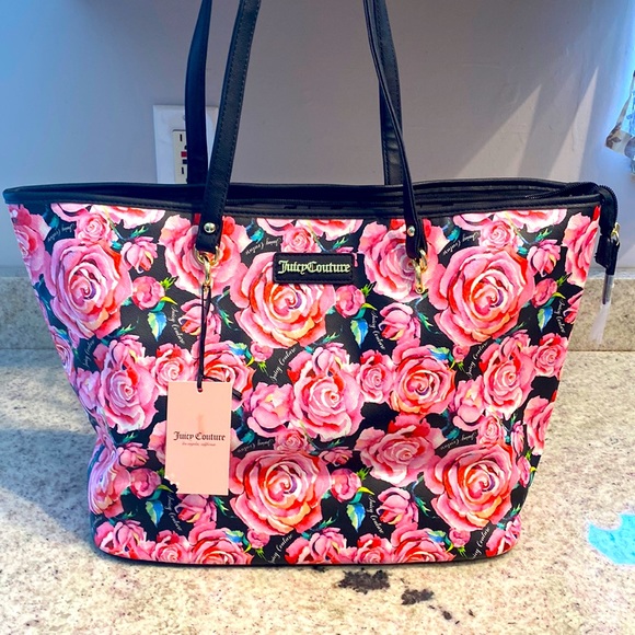 💕SALE 💕Juicy Couture In Bloom Oops A Daisy Tote - Picture 1 of 4